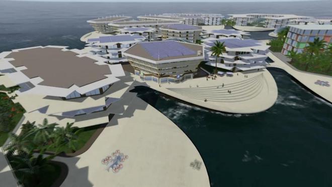 Bienvenue à Oceanix : découvrez, en 3D, la future ville flottante pour réfugiés climatiques