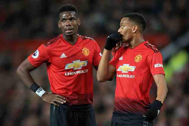 Foot - Angleterre - MU - Anthony Martial et Paul Pogba titulaires avec Manchester United pour affronter Liverpool