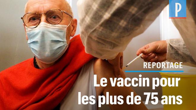 VIDÉO. Vaccination contre le Covid-19 : premières injections pour les plus de 75 ans