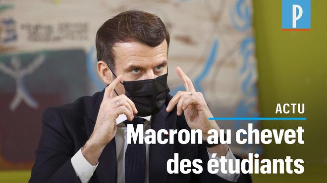 VIDÉO. Crise du Covid-19 : Macron annonce les repas à 1 euro «pour tous les étudiants qui le demandent»