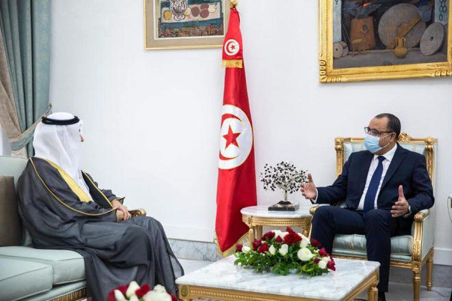 Hichem Mechichi reçoit le nouvel ambassadeur d’Arabie Saoudite en Tunisie