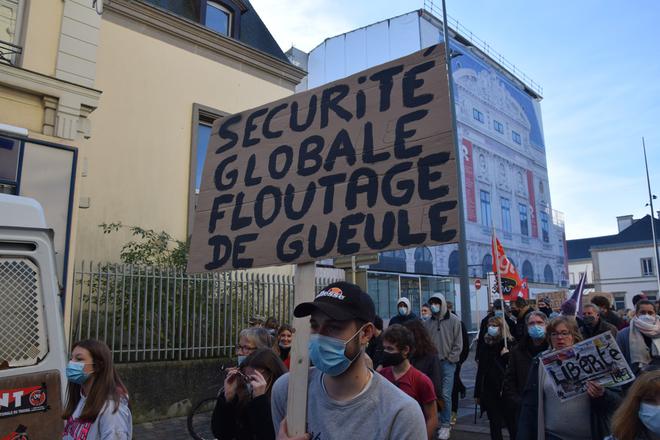 Cherbourg : nouveau rassemblement contre la loi Sécurité globale