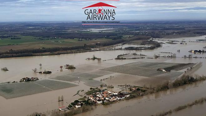 Inondations en Lot-et-Garonne : le pic de crue atteint à 1 heure du matin sur le Lot avec 6m19 à Villeneuve, les pics pour la Garonne attendus mercredi après-midi