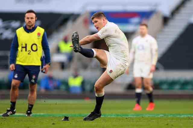 Rugby - Tournoi - Angleterre - Owen Farrell (Angleterre) à l'ouverture face à l'Écosse