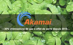 Akamai bon élève en matière de développement durable