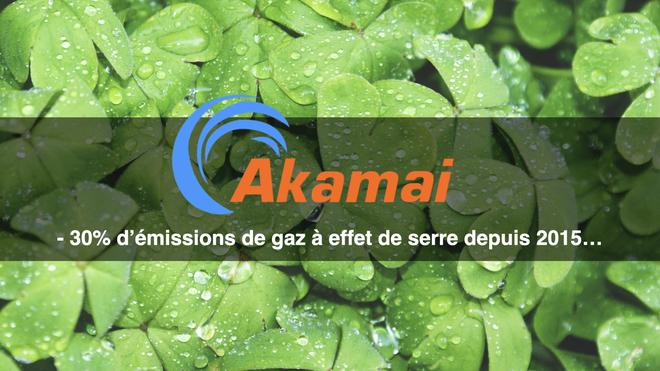 Akamai bon élève en matière de développement durable