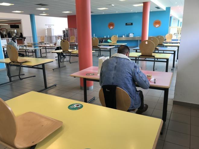 Cherbourg : le restaurant universitaire de nouveau ouvert, mais quasiment désert