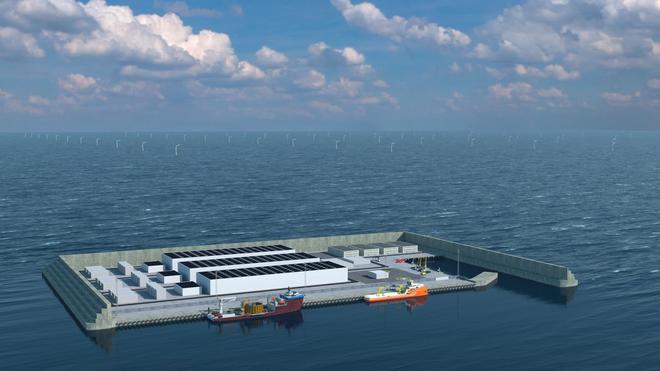 Danemark : une immense île artificielle pour récolter l’énergie produite par les éoliennes en pleine mer