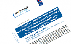 Aix-Marseille Université et la délégation ministérielle pour l’intelligence artificielle signent un protocole d’accord