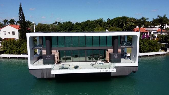 VIDÉO. Miami : une villa flottante pour s’adapter à la montée des eaux