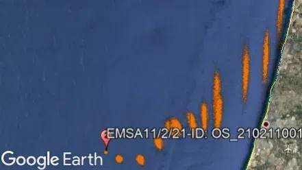Catastrophe écologique: un satellite de l’UE a identifié une marée noire à 50 kilomètres d’Israël il y a une semaine