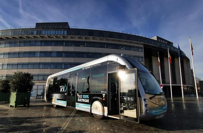 Un nouveau bus électrique en démonstration à Orléans