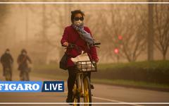 Pékin suffoque sous une épaisse couche de pollution et une tempête de sable
