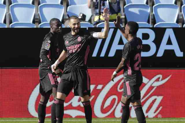 Foot - Espagne - Karim Benzema, auteur d'un doublé, mène le Real Madrid à la victoire à Vigo