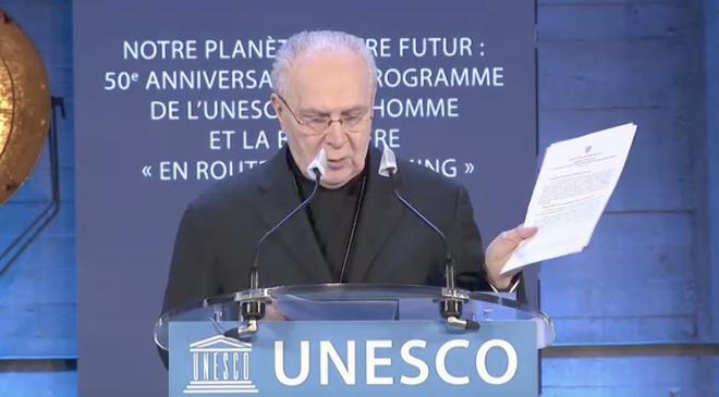 Forum UNESCO sur la biodiversité: message du pape François