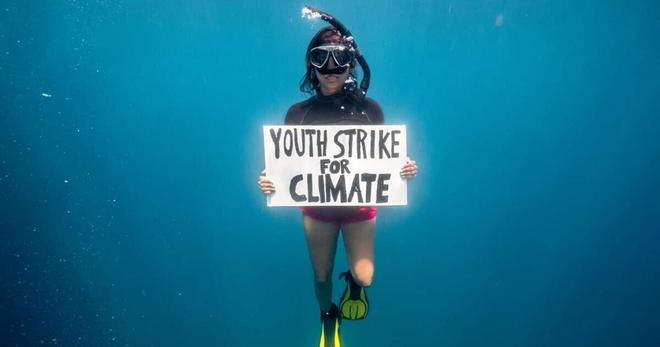 INTERVIEW. Climat : cette jeune scientifique a organisé une manifestation… sous l’eau