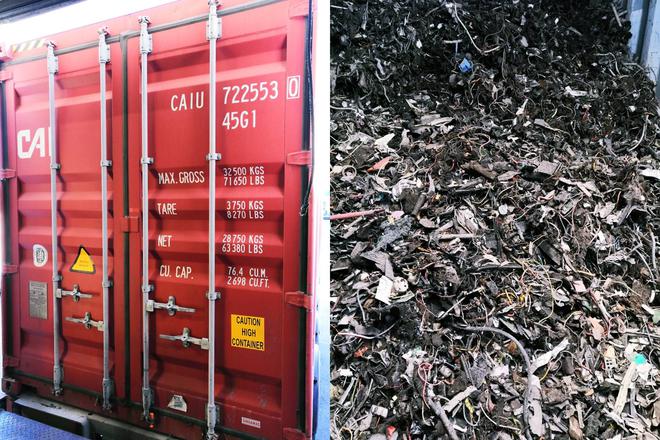 Les douanes françaises saisissent 53 tonnes de déchets à destination de la Thaïlande