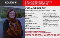 Rennes : gendarmes et policiers toujours à la recherche de Céline Vervaele, 29 ans
