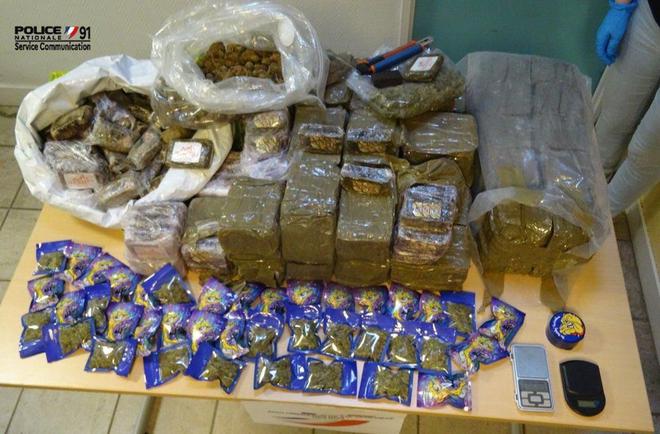 Près de 44 kilos de résine de cannabis saisis à Villemoisson-sur-Orge