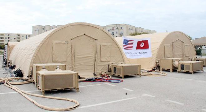 Tunisie – Covid-19 : Un don US au CHU Mongi Slim de deux tentes d’isolement