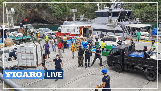 Éruption de La Soufrière: l'aide humanitaire française arrive à Saint-Vincent-et-les-Grenadines
