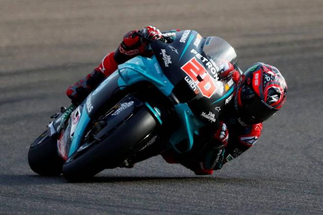 MotoGP : Fabio Quartararo en pole position au Portugal, Johann Zarco troisième malgré une chute