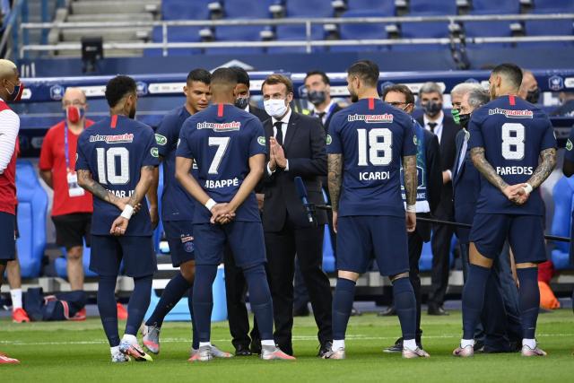 Foot - Super Ligue - Emmanuel Macron est opposé au projet de Super Ligue européenne