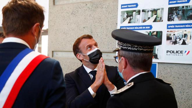 À Montpellier, Emmanuel Macron vient parler sécurité mais est interpellé sur la mixité