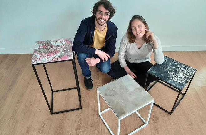 Val-de-Marne : ils conçoivent des meubles design à partir de plastique non recyclable