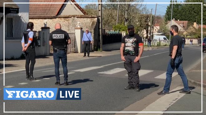 Attaque terroriste à Rambouillet: les images de l’opération de police au domicile de l’assaillant