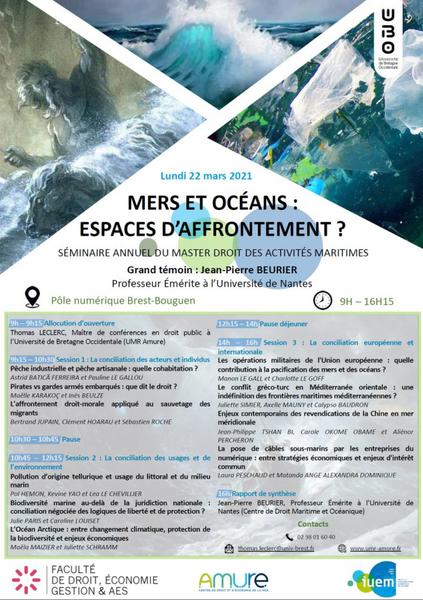Mers et océans : espaces d’affrontement ?