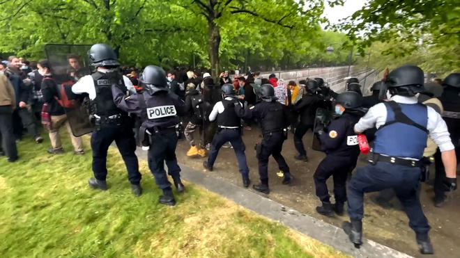 VIDÉO. Tensions entre “teufeurs” et policiers lors d’une fête sauvage parc de Bercy à Paris