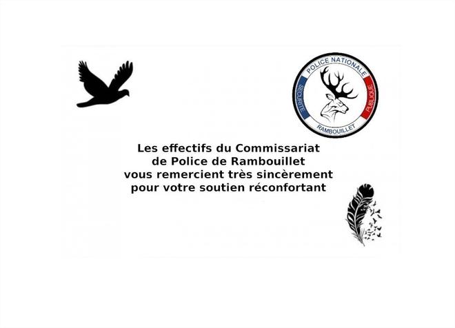 Attentat. Le commissariat de Rambouillet remercie les habitants
