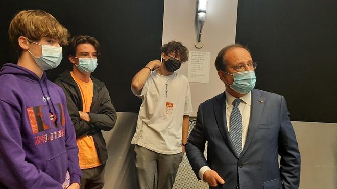 Toulouse. À Berthelot, François Hollande échange avec des lycéens sur la géopolitique… et sur le bac