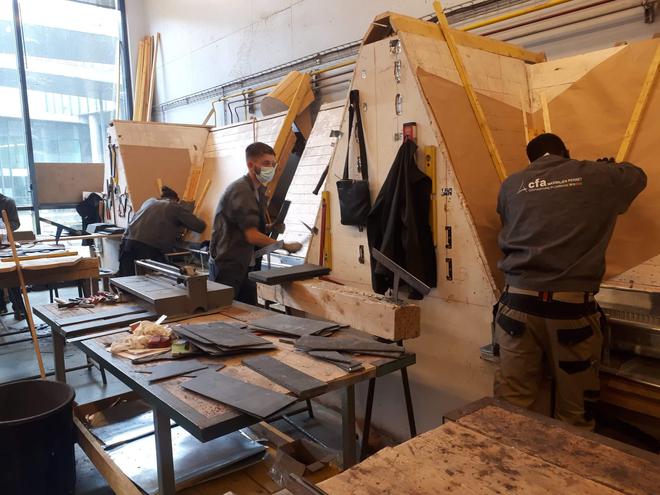 Zinc, ardoise, tuiles, les apprentis couvreurs d’Alfortville au chevet des toitures parisiennes