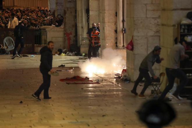 Jérusalem : plus de 180 blessés dans des heurts autour de l’Esplanade des Mosquées