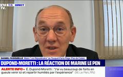 Daniel Fasquelle est "agacé" que Marine Le Pen et Éric Dupond-Moretti choisissent le Pas-de-Calais "pour débattre de sujets nationaux"