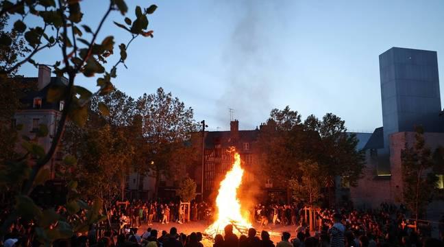 Déconfinement à Rennes: Feu de joie et lacrymogènes... Un millier de personnes évacuées après la réouverture des bars