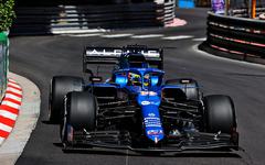 Alpine aux couleurs de Felipe Pantone à Monaco