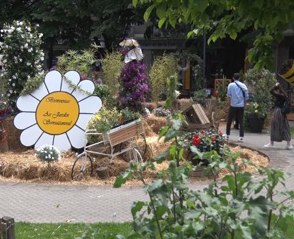 Un « jardin Sens’ationnel » square Docteur Martin à Grenoble pour sensibiliser à la nature en ville