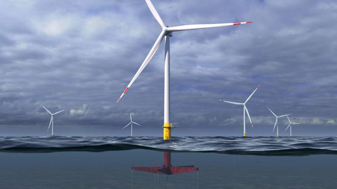 Les éoliennes flottantes s’éloignent des côtes pour capter l’énergie de vents plus puissants
