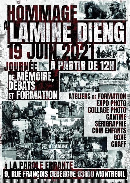 Journée d'hommage à Lamine Dieng