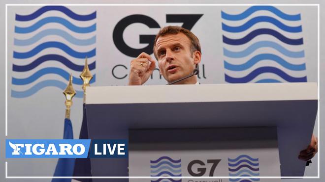 Le G7 s'engage «à vacciner 60% de la population mondiale d'ici l'année prochaine», annonce Emmanuel Macron