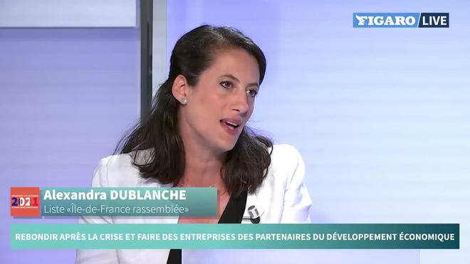 Régionales en Île-de-France: «Notre valeur c'est le travail et pas l'assistanat», Alexandra Dublanche (Libres!) charge les autres candidats