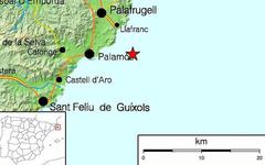 Costa Brava - Léger tremblement de terre ressenti près de Palamos ce mercredi matin