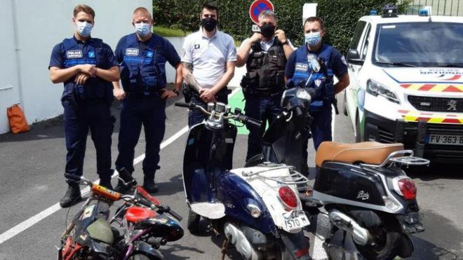 Plusieurs deux-roues retrouvés par la police à Amiens