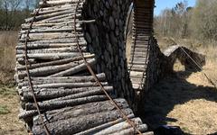 Monteneuf. L’œuvre « Fenêtres sur Landes » a du être démontée